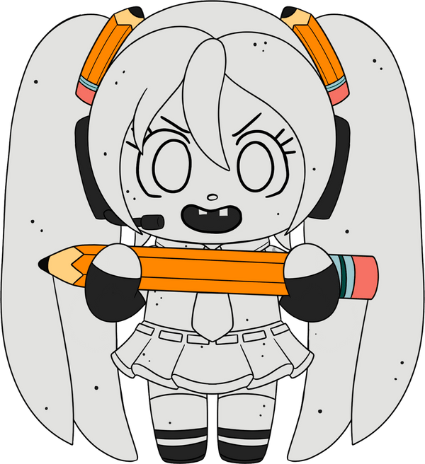 DoodleBob Miku Plush (9in)