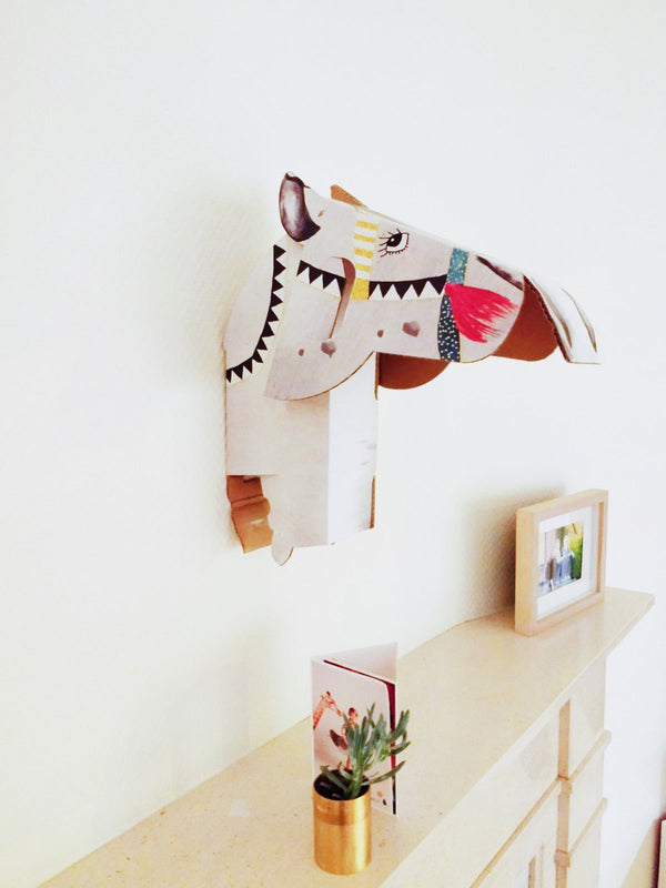 Cardboard animals