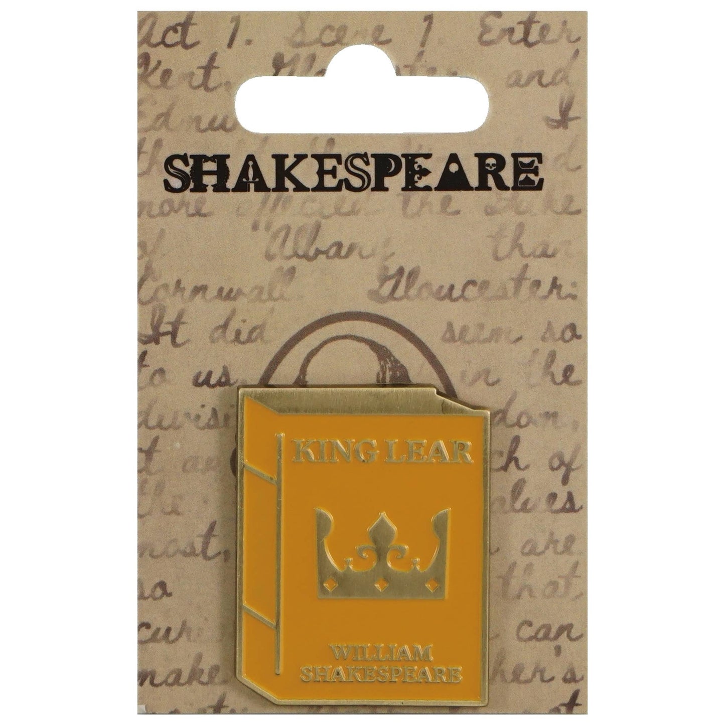 Pin badge - Shakespeare (King Lear)