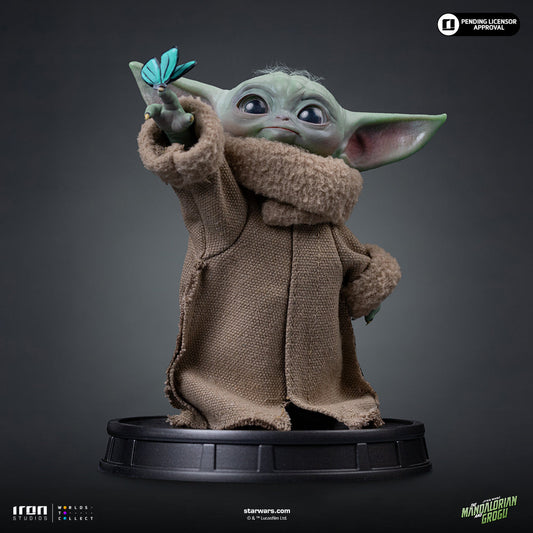 Pre-Order - Grogu Butterfly Wonder Statue - Mandalorian and Grogu Movie - Grogu Collection - Iron Studios