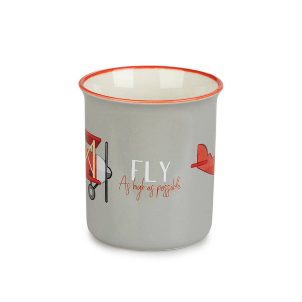 Mug, Flight, 312 ml, grey, ceramic