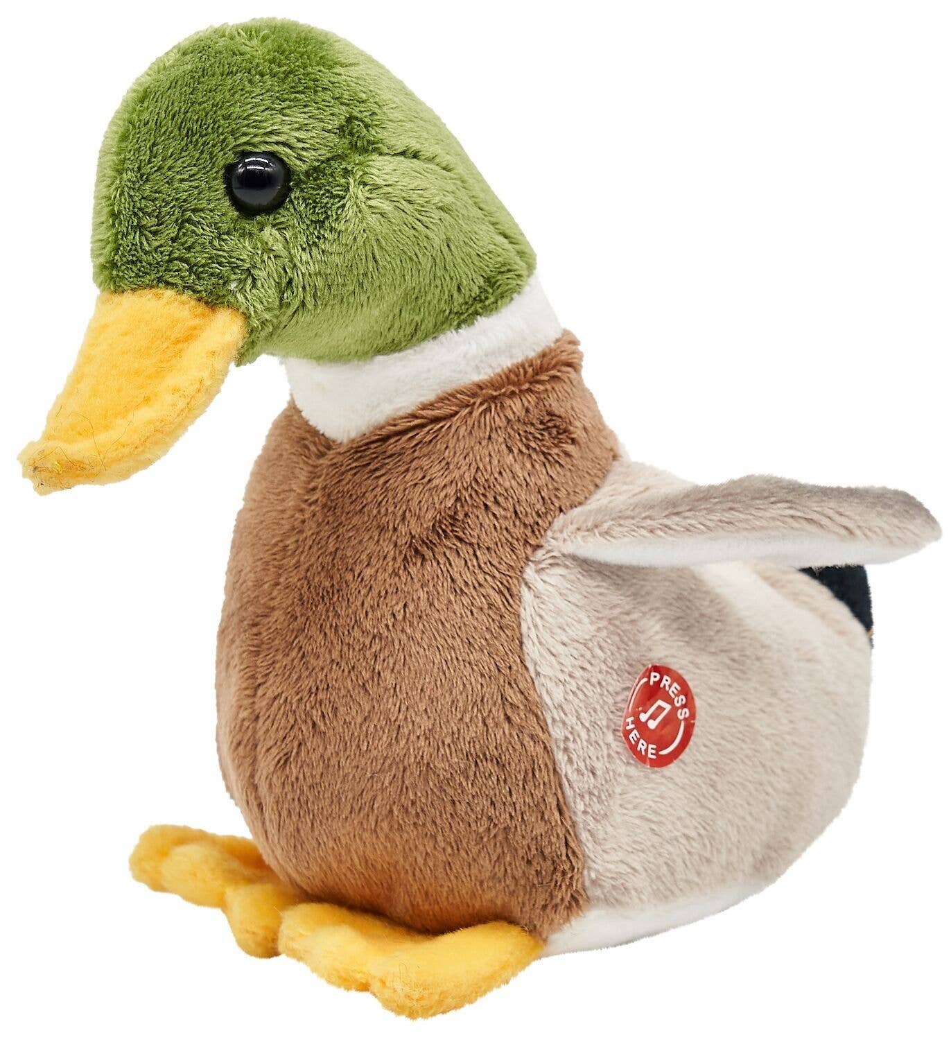 Mallard Duck Plush Toy with Sound