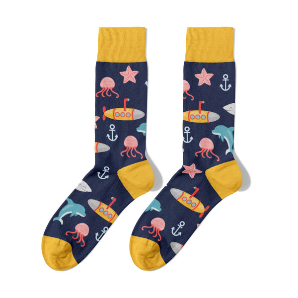 Yellow Submarine Socks