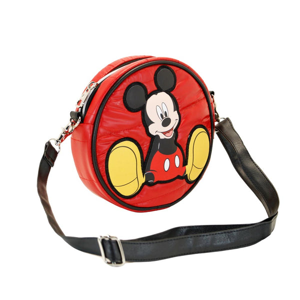 Sac à Bandoulière Rond Padding Disney Mickey Mouse « Shoes »