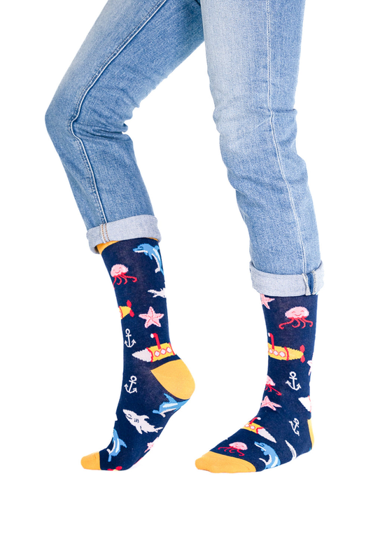 Chaussettes Fonds Marins