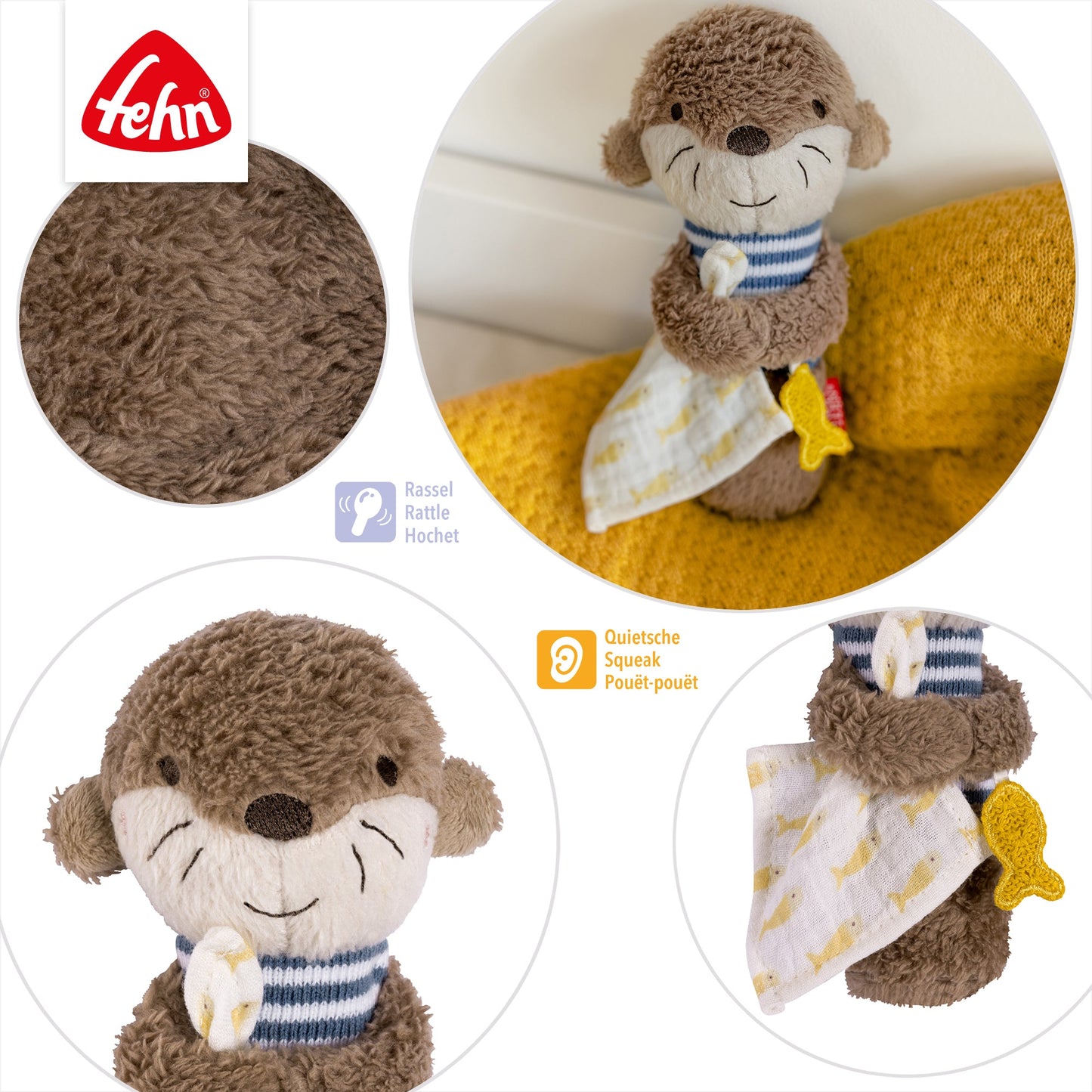 Otter Theo Stick Puppet