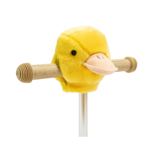 Yellow Duck Head Accessory for Children's Bicycle/Scooter