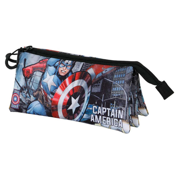 Trousse Triple FAN 2.0 Marvel Captain America « Defender »