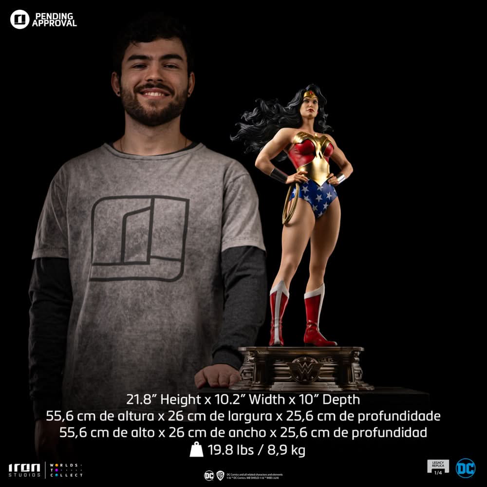 Wonder Woman Statue - DC Trinity - Legacy Replica 1/4 - Iron Studios