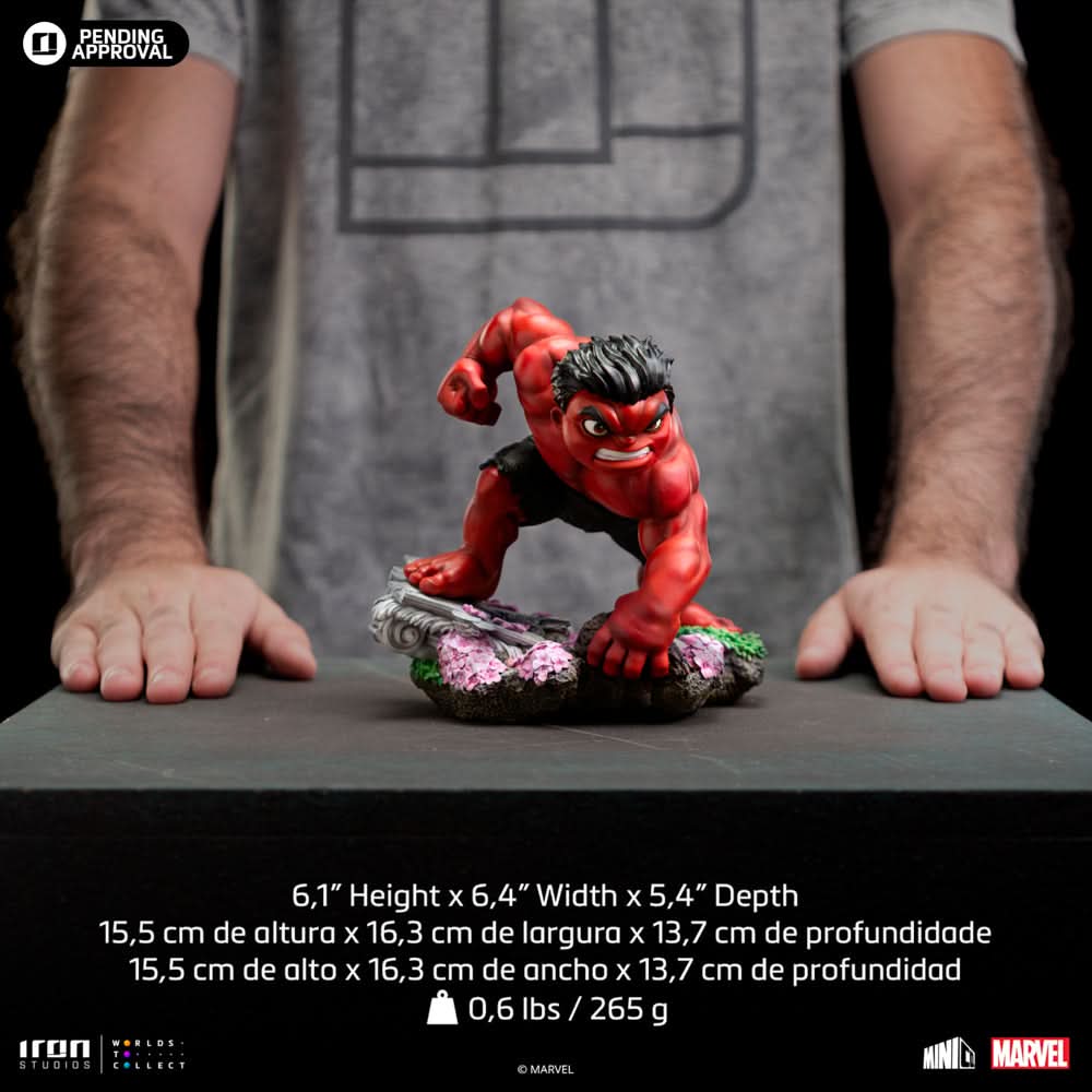 Red Hulk Statue - Captain America: Brave New World - MiniCo - Iron Studios