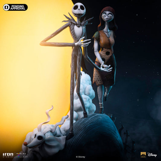 Jack and Sally Statue - Nightmare Before Christmas - Deluxe Art Scale 1/10 - Iron Studios