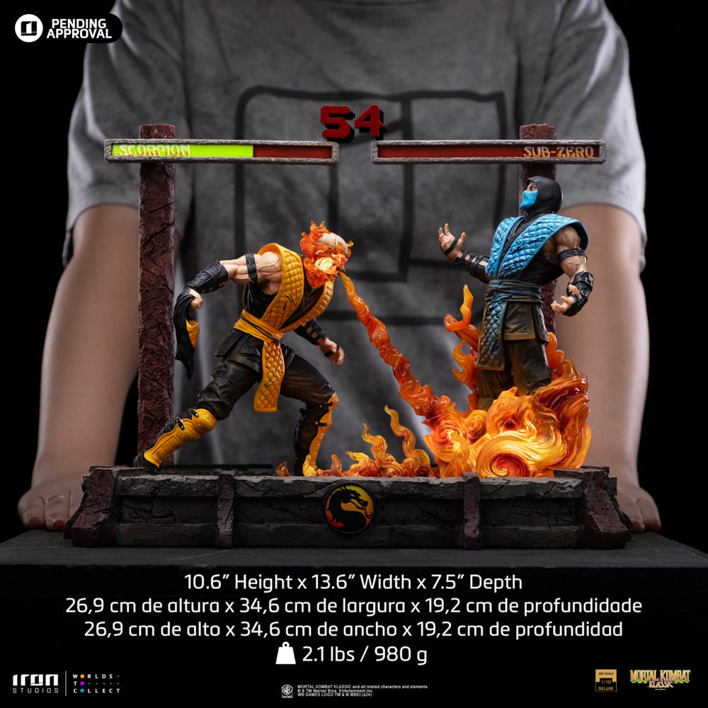 Scorpion Fatality Statue - Mortal Kombat - Art Scale 1/10 - Iron Studios
