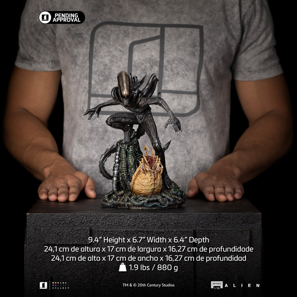 Alien Big Chap Statue - Alien - Art Scale 1/10 - Iron Studios