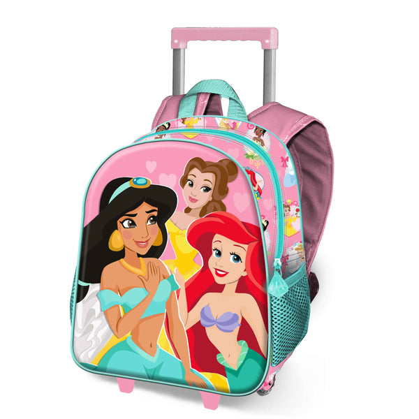 Sac à Dos 3D à Roulettes Petit Disney Princesses « Charm »