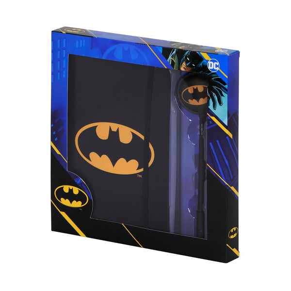 Coffret Journal + Stylo Fashion DC Comics Batman « Batsignal »
