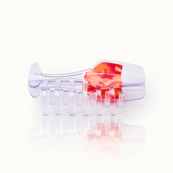 Hair clip, Aperol Spritz glass