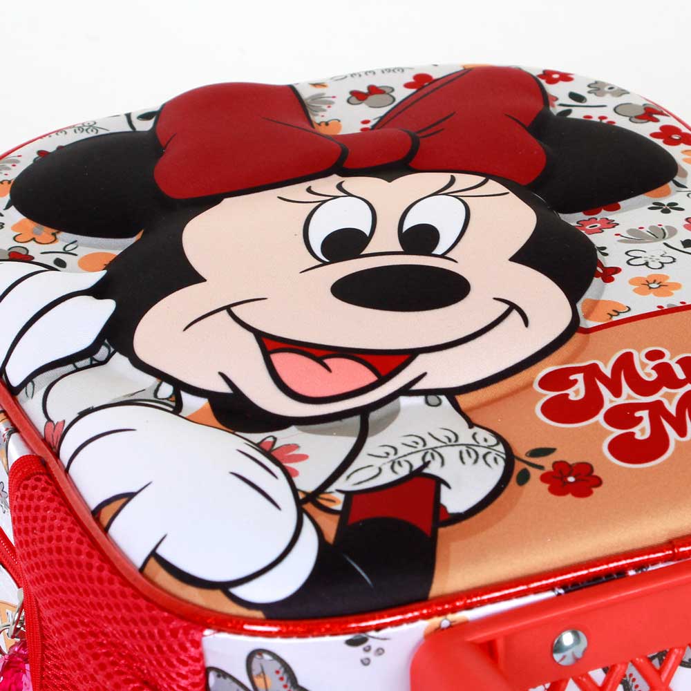Sac à Dos 3D à Roulettes Petit Disney Minnie Mouse « Flowered »