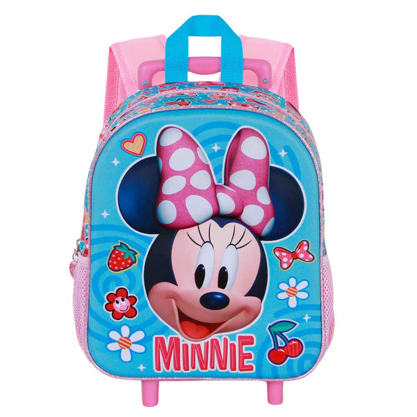 Sac à Dos 3D à Roulettes Petit Disney Minnie Mouse « Happiness »