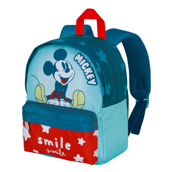 Sac à Dos Préscolaire Joy Disney Mickey Mouse « Smile » – Bleu