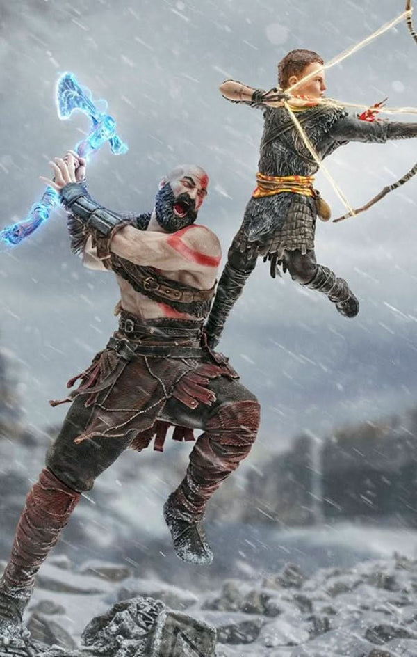 Kratos and Atreus Statue - God of War - BDS Art Scale 1/10