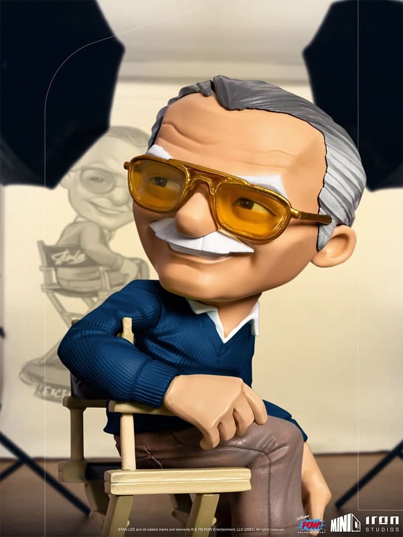 Figurine Stan Lee (Blue Version) - Pow - Mini Co. - Marvel