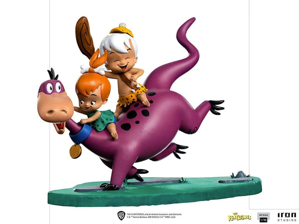 Dino, Pebbles and Bamm-Bamm Statue - The Flintstones - Art Scale 1/10