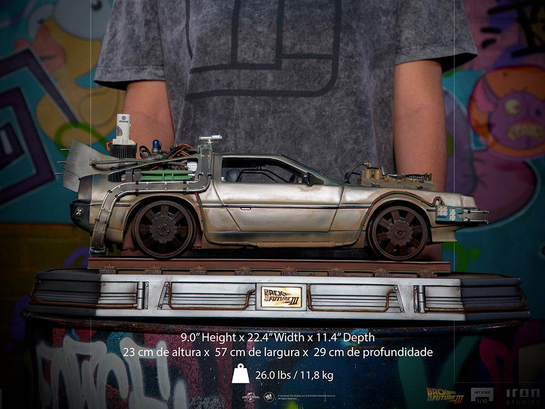 Statue Delorean - Back to the Future III - Art Scale 1/10