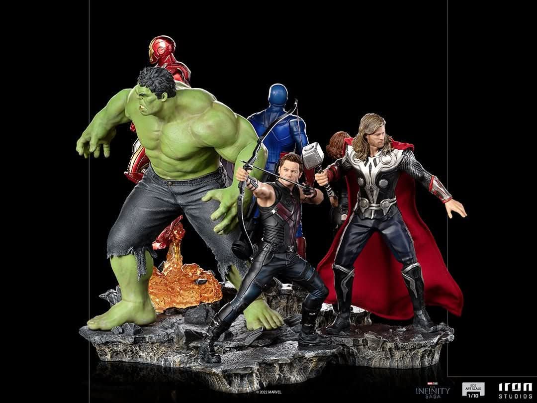 Hawkeye Statue (Battle of New York) - The Infinity Saga - BDS Art Scale 1/10 - Iron Studios