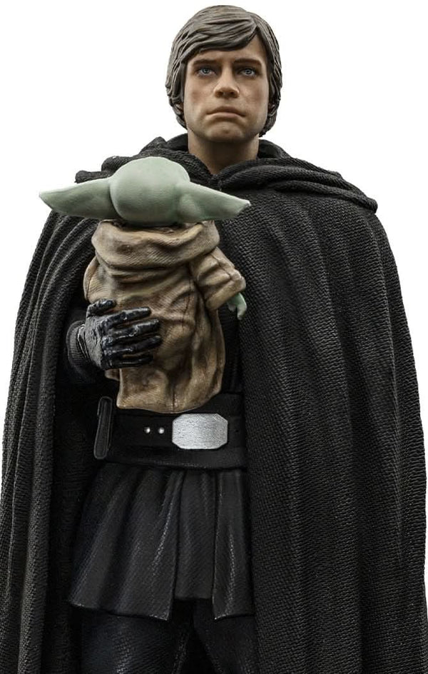 Luke Skywalker and Grogu Statue - Star Wars: The Mandalorian - Art Scale 1/10
