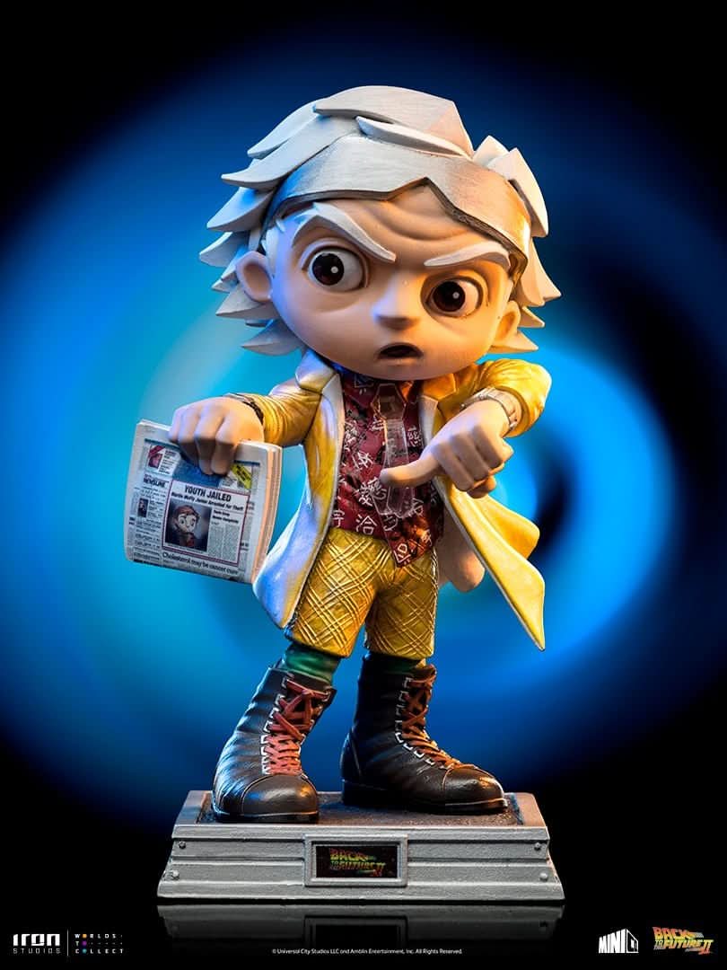Doc Brown Statue - Back to the Future - Minico - Iron Studios