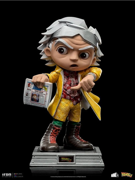 Doc Brown Statue - Back to the Future - Minico - Iron Studios