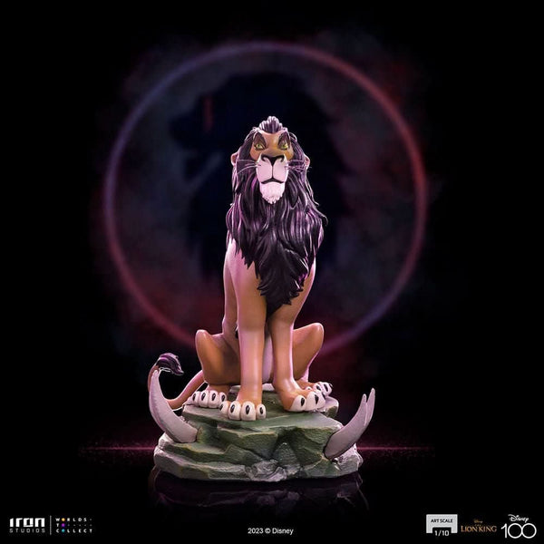 Scar Statue - Disney 100th - The Lion King - Art Scale 1/10 - Disney Classics