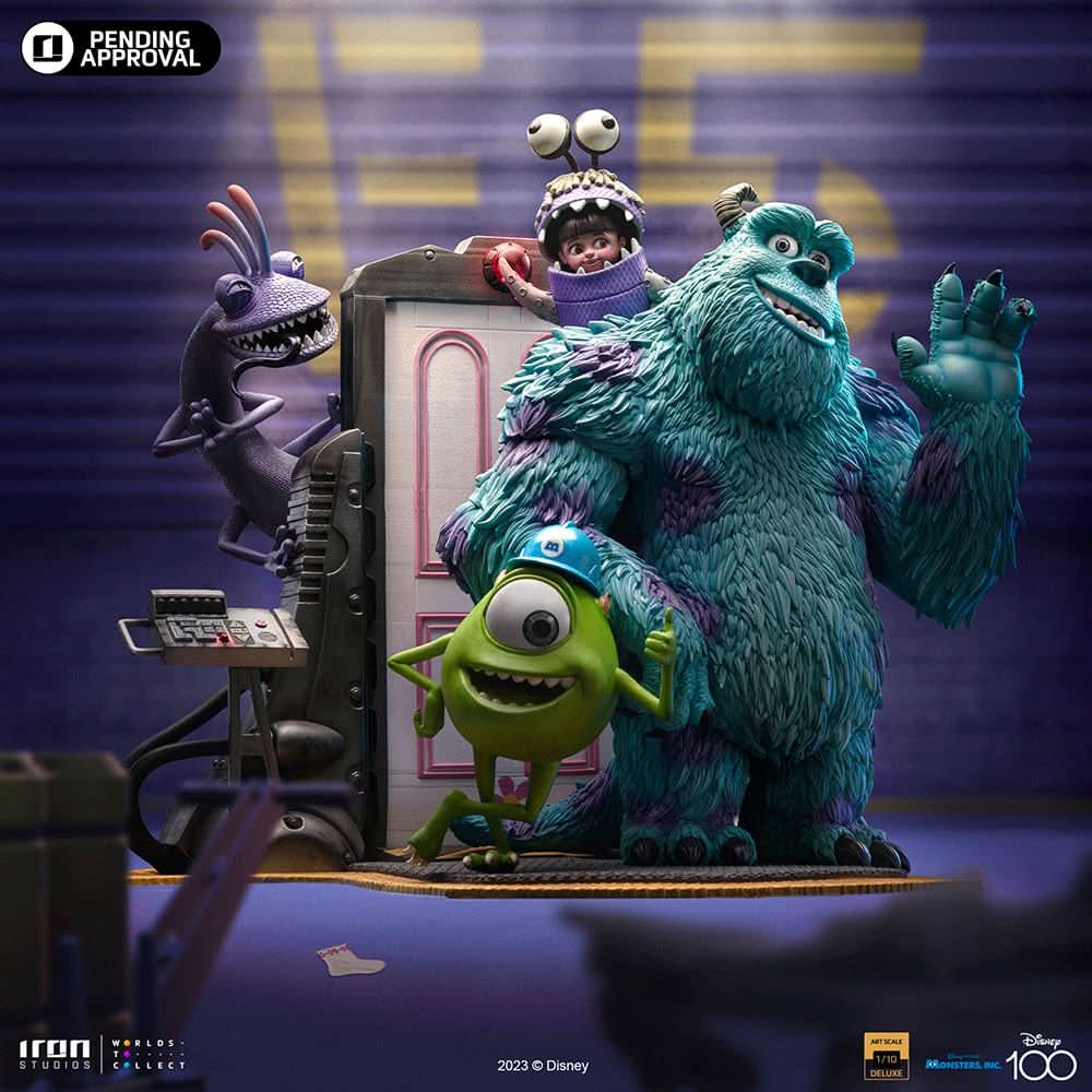 Statue Monsters Inc. Diorama Deluxe - Disney 100th - Monsters Inc. - Art Scale 1/10 - Disney Classics