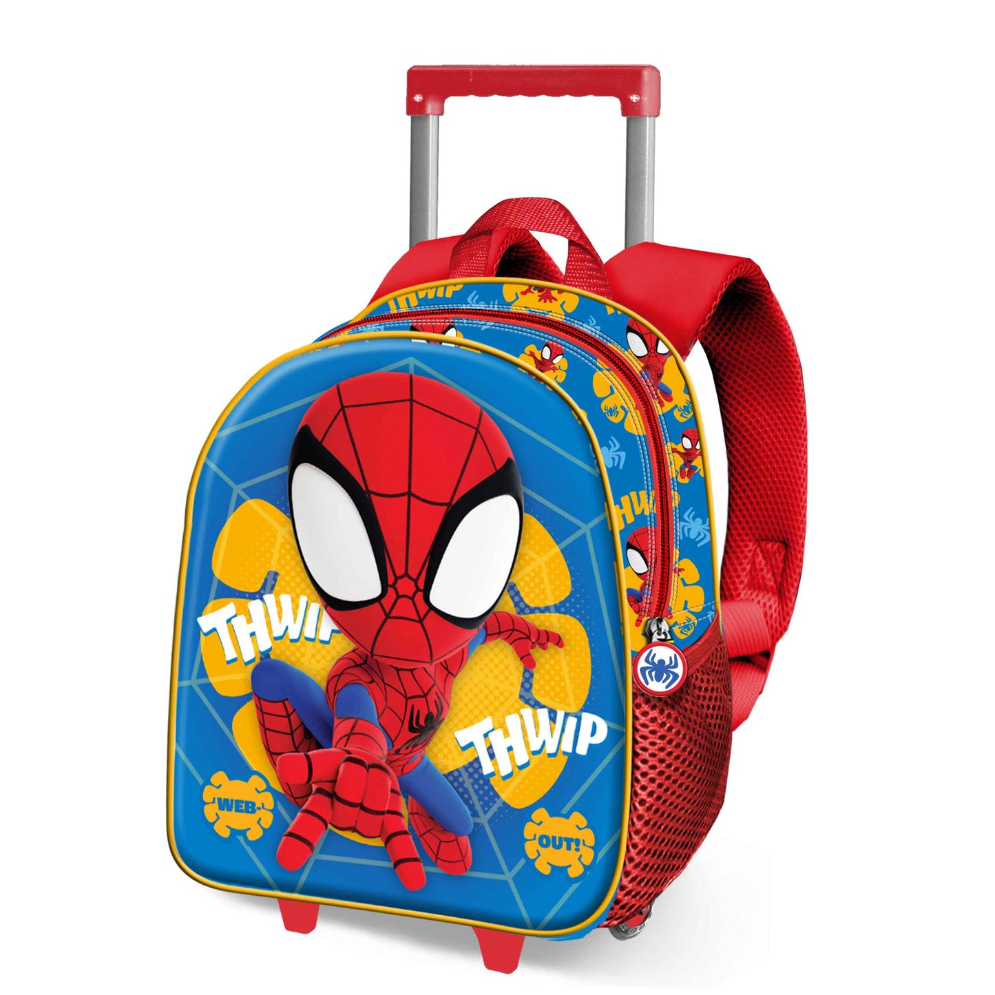 Sac à Dos 3D à Roulettes Petit Marvel Spider-Man « Web Out »