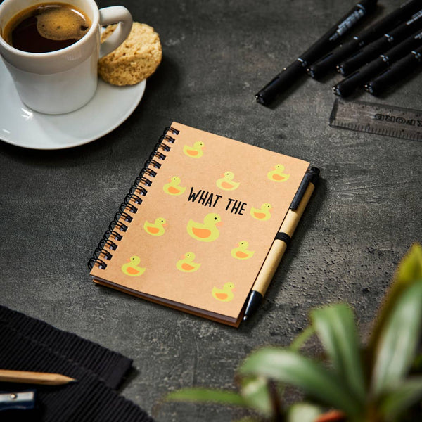 A6 Ducks Notebook "What The Duck"
