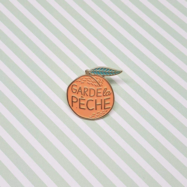 "Keep the Fishing" pin
