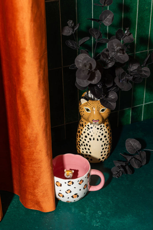 Leopard Vase