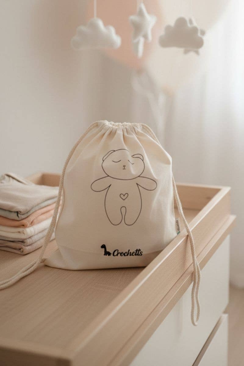 Pluche teddybeer – beige