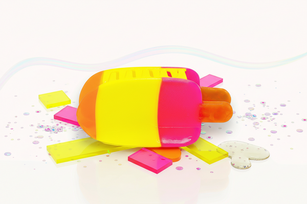 Neon Ice Hair Clip