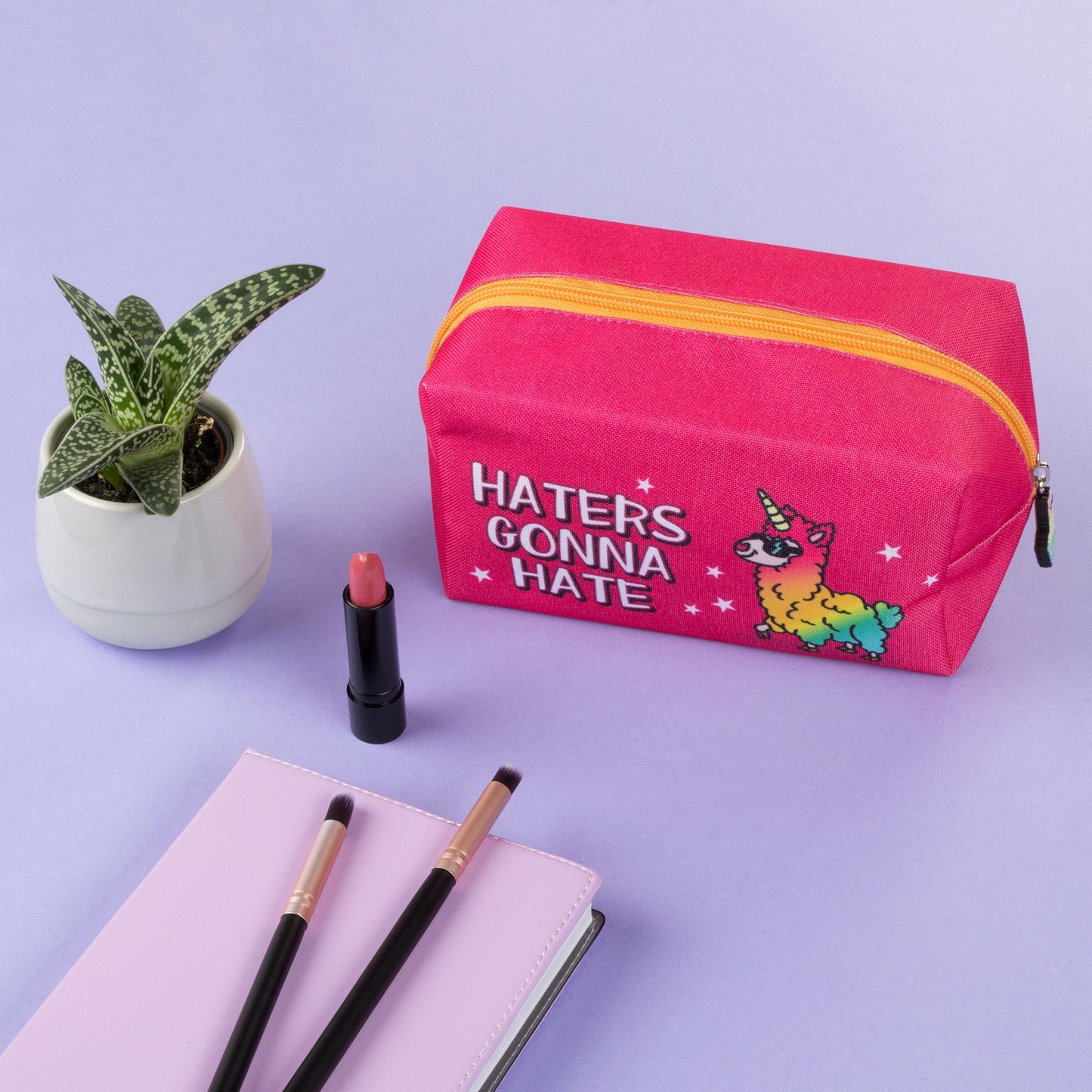 Posh Llama Pencil Case/Make-Up Bag