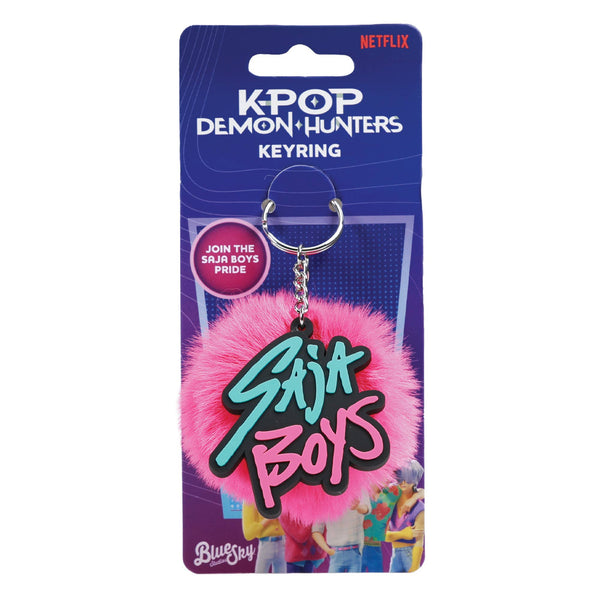KPop Demon Hunters - Pom Pom Keychain - Saja Boys