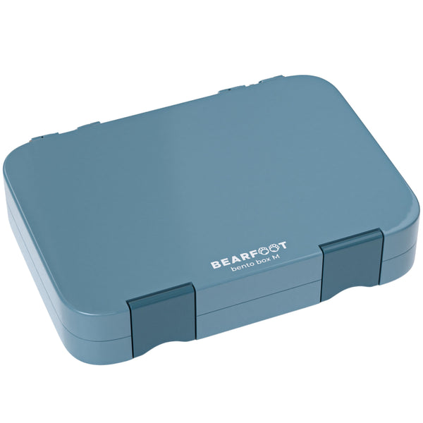 Children's lunchbox with compartments, lunch box, Bento box - Blue
