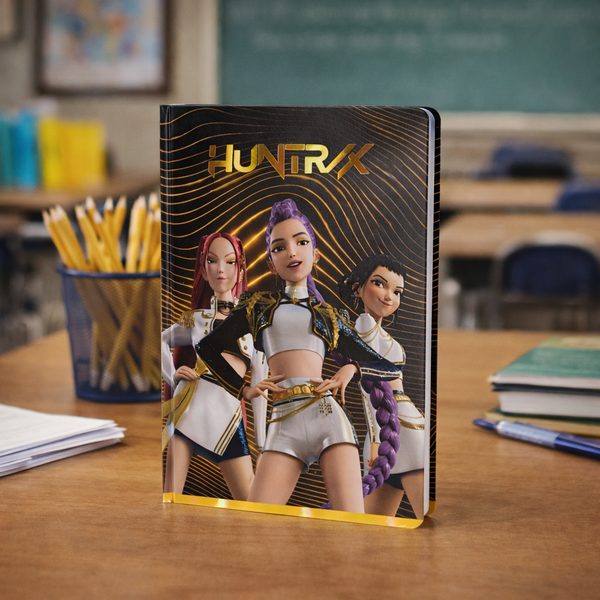 KPop Demon Hunters - A5 Notebook - Gold