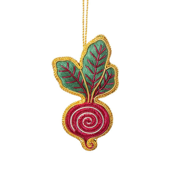 Hanging decoration, Beetroot embroidery