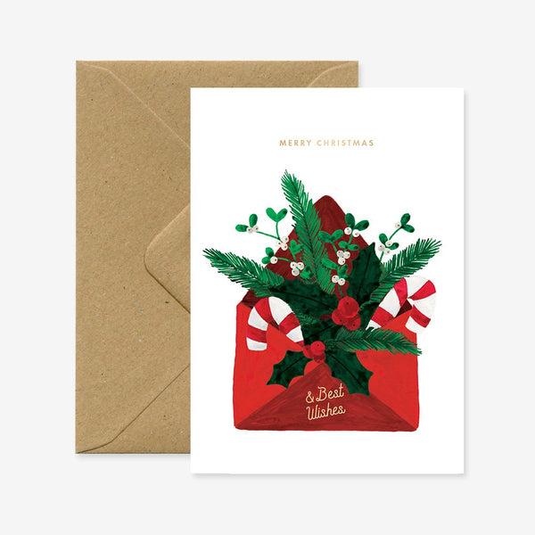 Best wishes envelop - Greeting card