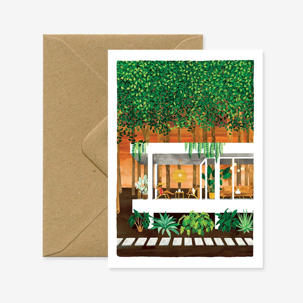 House in the Woods - Greeting Card