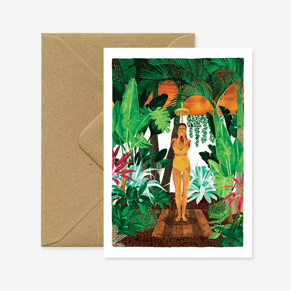 Summer shower - Greeting card