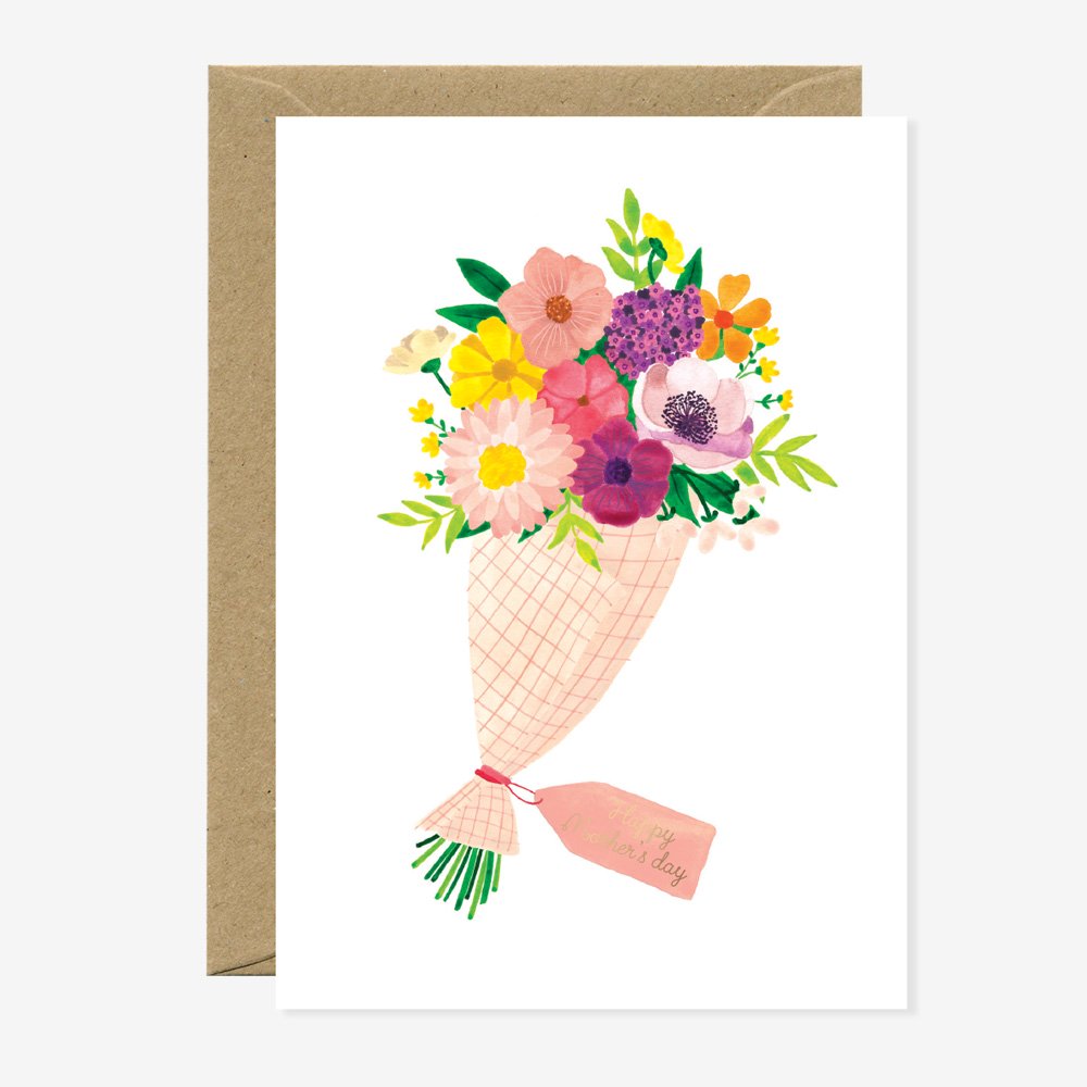 Mother's Day bouquet - Greeting card