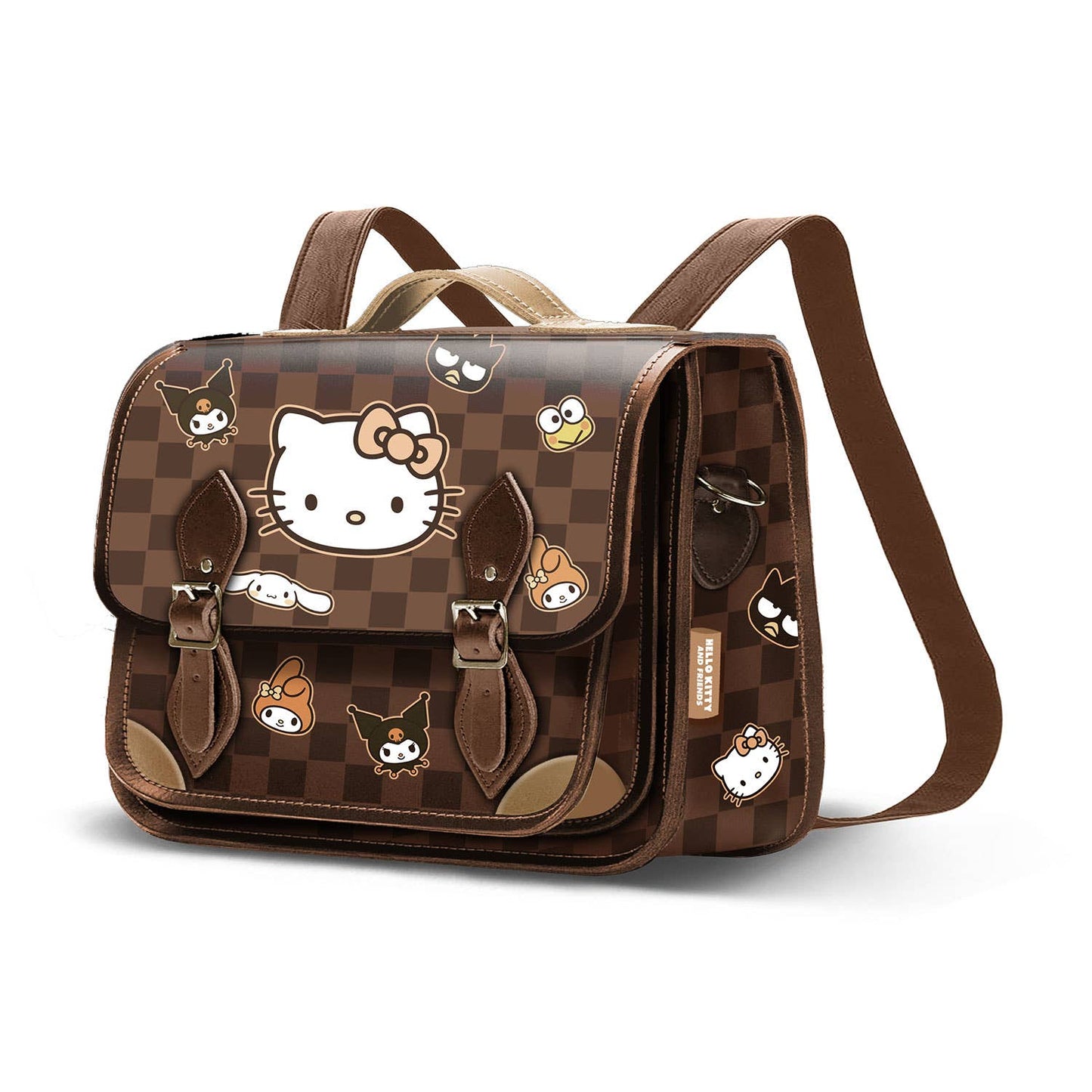 Hello Kitty Squares-Sac à Bandoulière-Sac à dos Satchel