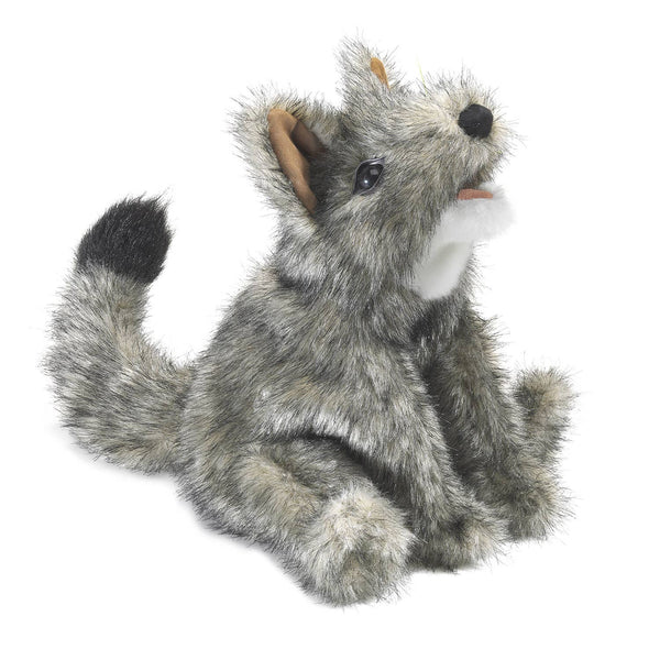Marionnette à main Bébé coyote Folkmanis réaliste